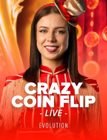 Crazy Coin Flip by Evolution, a Slots Charm 777 slot with 96.08% RTP