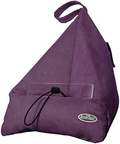 The Book Seat – Book Holder and Travel Pillow – Purple