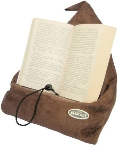 The Book Seat – Book Holder and Travel Pillow – Mocha